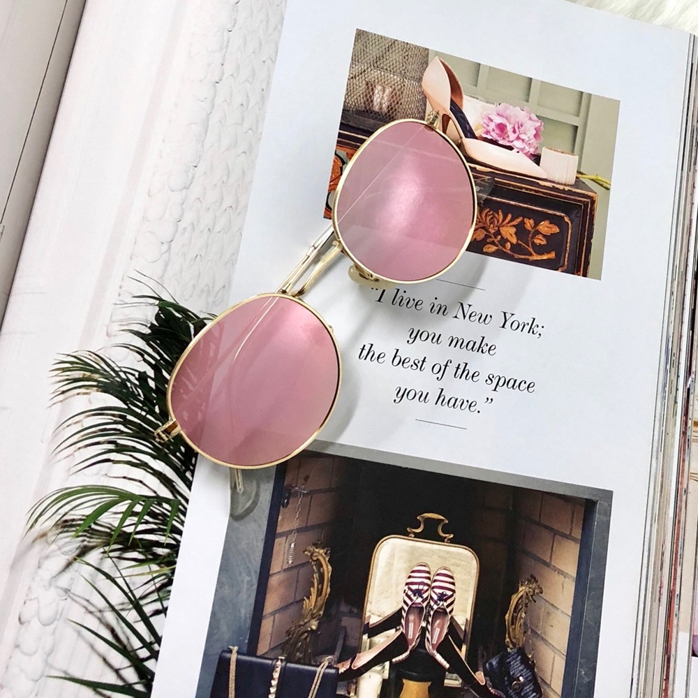 LENNON - PINK POLARIZED SUNGLASSES